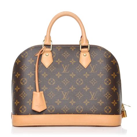 louis vuitton alma monogram pm brown|Louis Vuitton Alma pm bag.